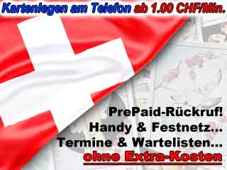 Kartenlegen am Telefon ab 1.00 CHF/Min.